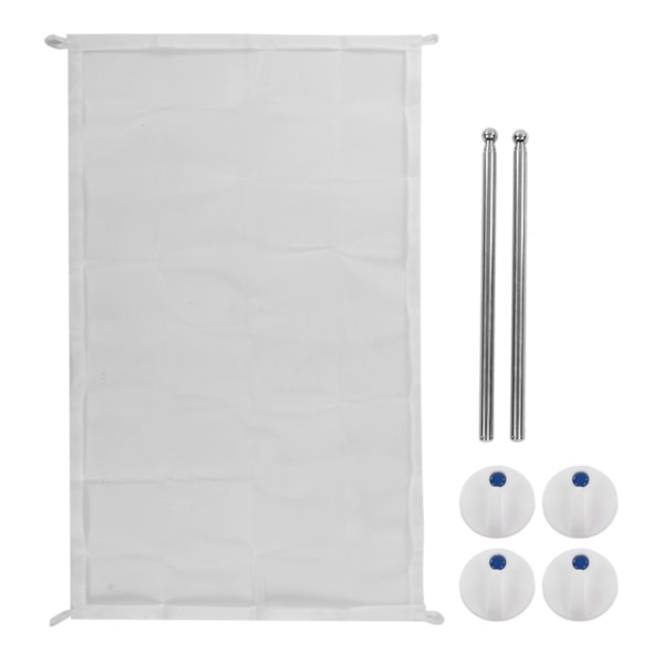 Hundstaket inomhus isoleringsgrind Bärbar Säkerhet Fällbar Infällbar trappa Hundgrind för katt Vit 28,3 X 39,4 tum