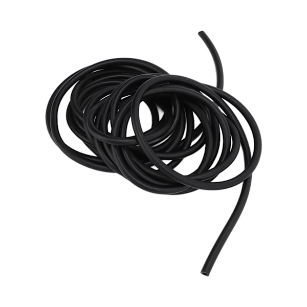 Q4070 5M Naturlatex gummibånd Stræk Elastisk rør Udendørs Jagt Udskiftningsbånd Sort