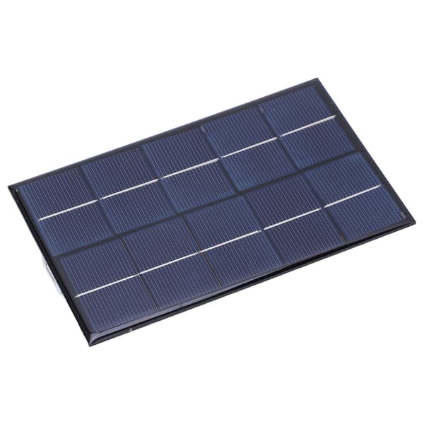Solar Panel Charger 2W High Conversion Efficiency Energy Saving Waterproof UV-proof for Small Fan Motor LED Light 5V
