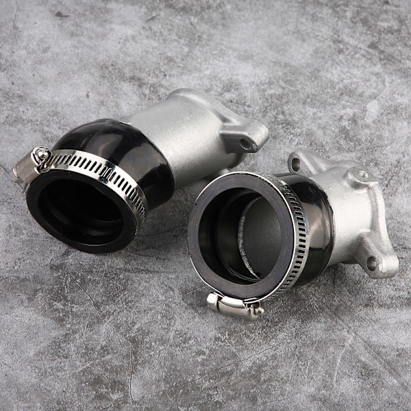 2 stk. aluminiumforgasser innsugsrør for Honda CX500 1978-1982