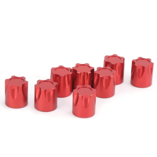 8st RC hjulfälg Center Cap Adapter M4 Mutter för Traxxas/Hsp/Axial Scx10 D90 1/10 RC CarRed