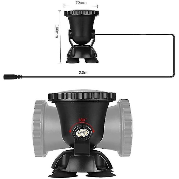 Undervanns RGB Akvarielys med Fjernkontroll for Hage Dam, Fiskedam, Svømmebasseng - Sett med 4