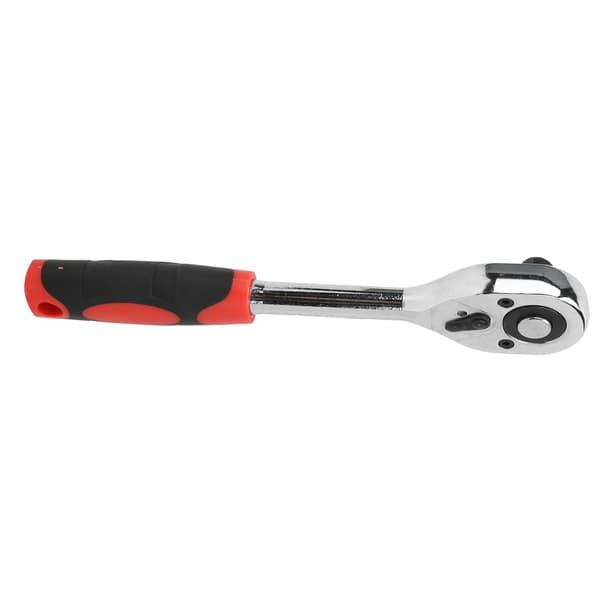 Socket Wrench 2-Way Carbon Steel CW/CCW 1/2-inch Handle Tool for Maintenance