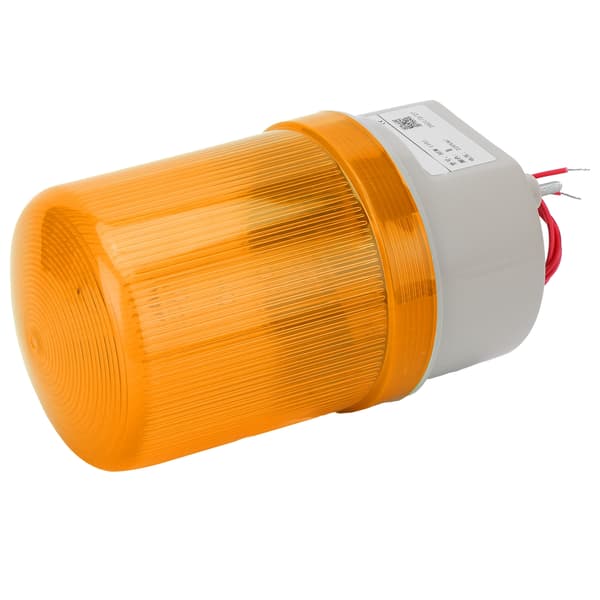 Gul LED Blinkende Nødlys 220VAC BEM 1101