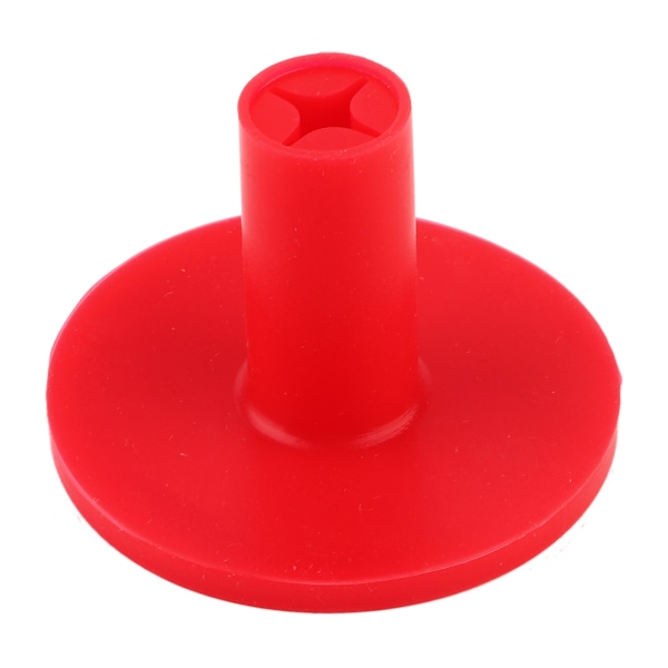 38 mm Golf Gummi T-holder Golftreningshjelpemiddel for Driving Range og Treningsmatte Rød