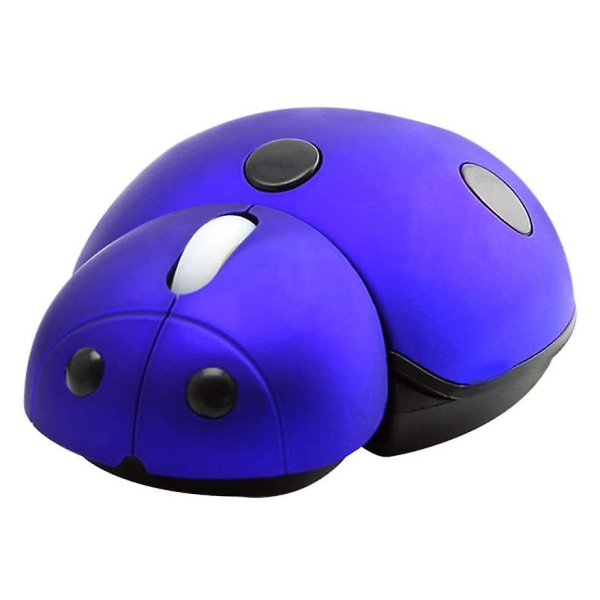 Trådlös mus Ladybug Design 3000 Dpi optisk mus med USB mottagare Blue
