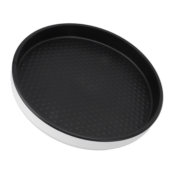 Opbevaringsskab Pladespiller Stativ Plast Kosmetik Makeup Turnstyle Organizer 360 Grader Roterende Organizer til Køkken Bad Værelse Kontor Sort