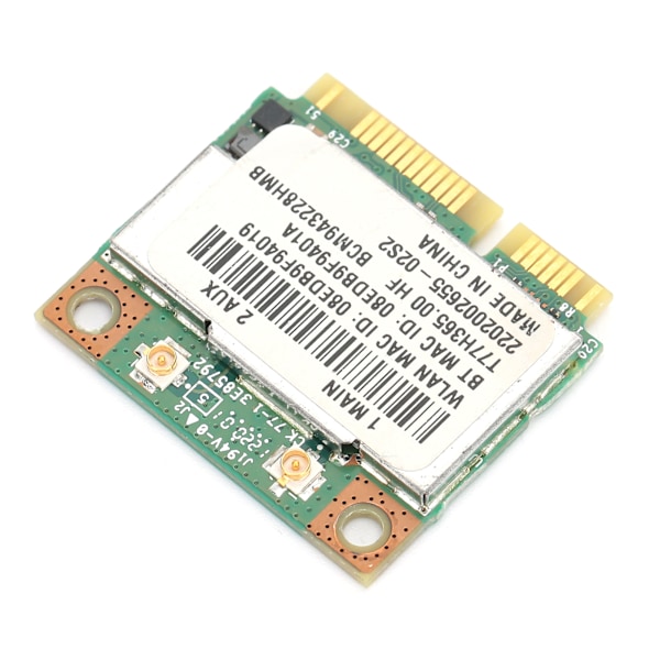 Trådløst Netværkskort Bluetooth 4.0 Adapter BCM943228 T77H365.00 HF 300M 802.11a/B g/n