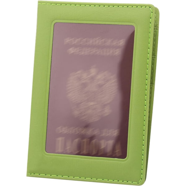 Pass Cover Pass Cover Clear Card ID Holder Case, Modell: Grön