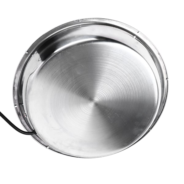 Lintuveden lämmitysalusta, purematon kana-vesiastia ruostumattomasta teräksestä talvea varten EU-pistoke 220V