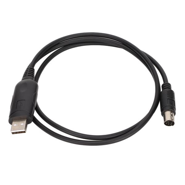 Skriv Frekvens Kabel 8-polig Mini DIN-kontakt Stabil USB Programmeringskabel för FT‑100D FT‑817 FT‑857 FT‑897 CT‑62