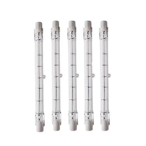 5 stk. Belysning 1000w Halogen R7s Energibesparende Lineær Halogen Flomlys Sikkerhetslyspærer J189 -aa