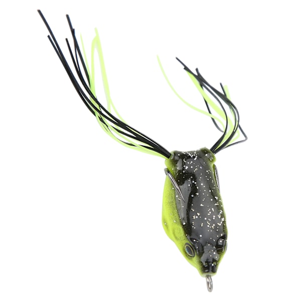 Kunstig fisk Snakehead agn Naturtro Soft Frog Lure Swimbait med krok og hale2#