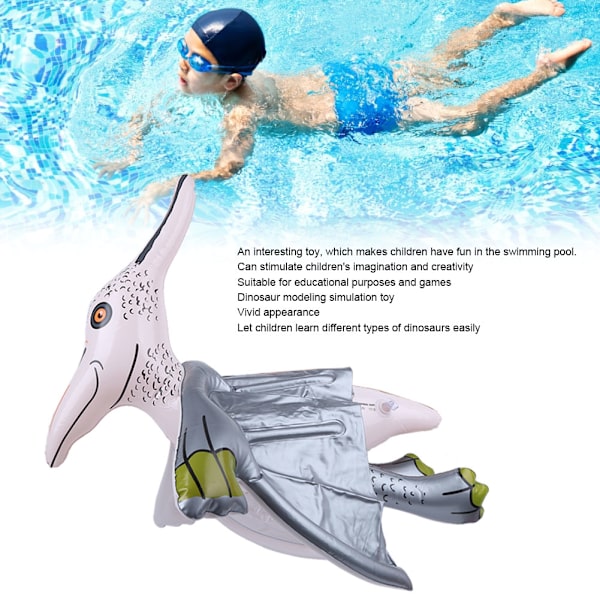 Simulerings-Dinosaurmodel Badedyr Pool Party Oppustelig Dinosaur Legetøj Læringslegetøj #6