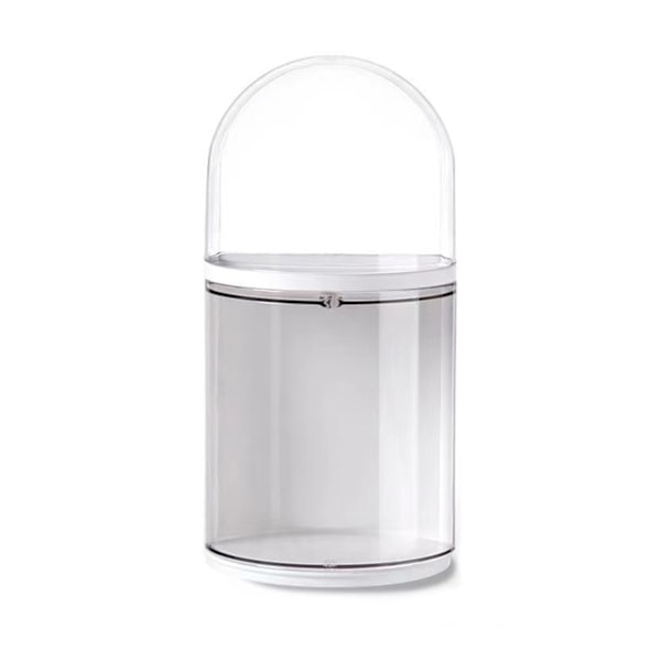 Figur Förvaringslåda Transparent väggmonterad docka Figur Display Box Utställningslåda 2 lager 11x22cm