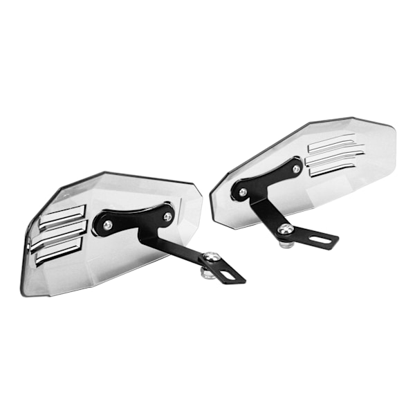 2ST Motorcykel Handskydd Skyddande Universal Polykarbonat MotorcykeltillbehörTransparent