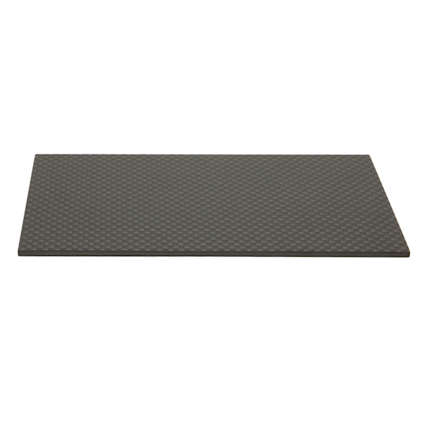Hög hårdhet 3K kolfiberskiva kyperttyg matt korrosionsbeständig kolfiberskiva för modellflygleksaker 75x125x2,0 mm/3,0x4,9x0,08 tum