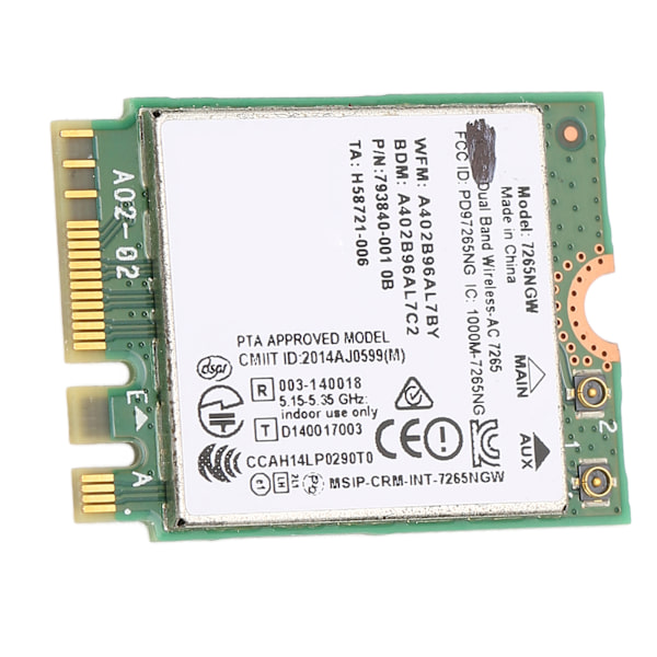 Laptop Wifi-kort 1200Mbps højhastighed 2,4G 5G Dual Band Bluetooth 4,2 AC NGFF netværkskort trådløs modul