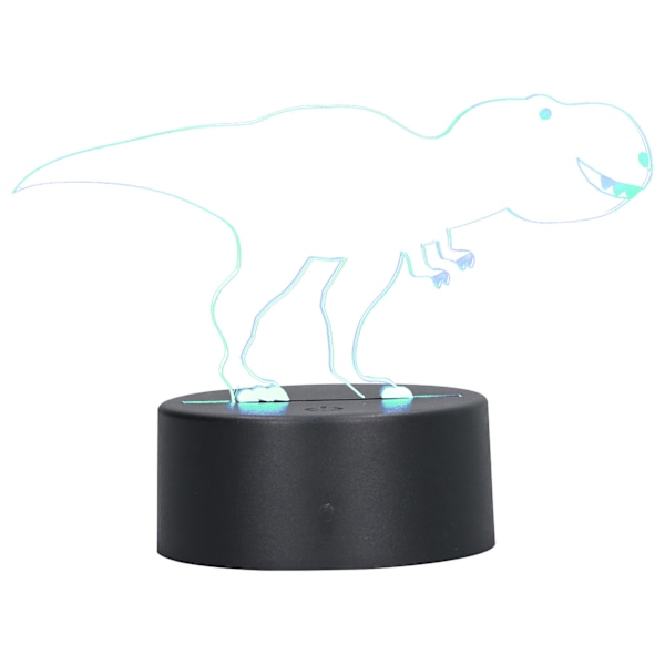 LED Nattlampa Färgglad 3D Touch LED Tyrannosaurus Nattlampa Sänglampa Barnfödelsedagspresent