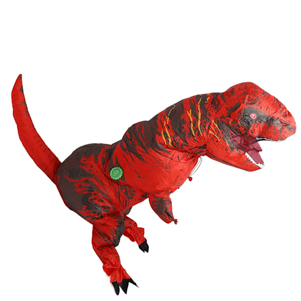 Dinosauruspuku T Rex Ilmapallo Dinosauruspuku Halloween Cosplay Party Joululapset 120‑140cm Punainen
