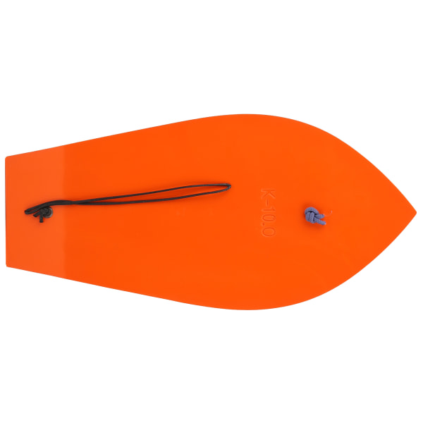 Plastisk fiske trolling dykkebrett oransje farge bærbar verktøy tilbehør for fiskebåt 290mm/11.4in