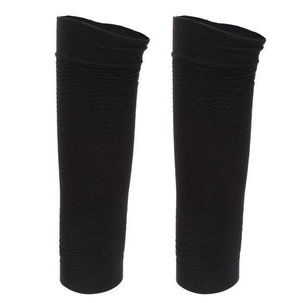 3 par slanke arm mansjetter tynning elastisk trykk ermebeskyttelse utstyr svart