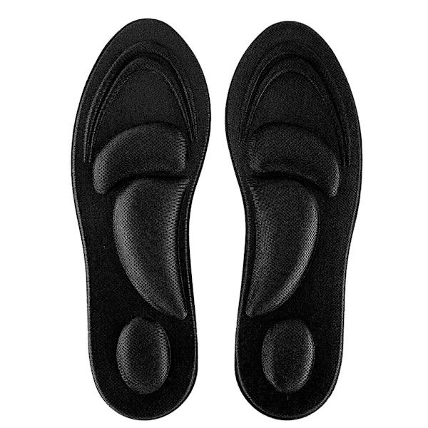 Ortotiska innersula Flat Feet Arch Support Memory Foam Insole Shoe Pad Comfort Black for Men