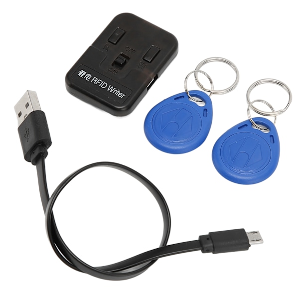 ID-kortlæser Skriver 125KHz USB-opladning Bærbar ID-kortlæser til kopieringskort
