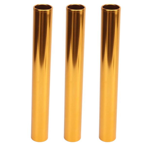 3st aluminiumlegering banfältstafettbatonger Spårbatonger Tävlingsutrustning för löparlopp Team för löparlopp utomhus Studentstafettevenemang Guld