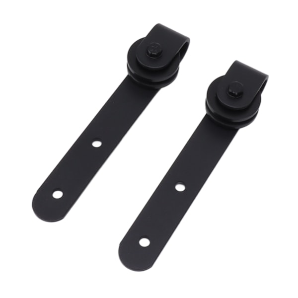 Kolstål skjutbar ladugårdsdörr Hardware Kit Ladugårdsdörr Upphängningsskena hårdvara för skåp