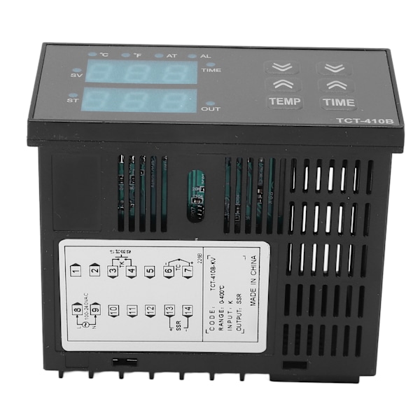 Digital temperaturregulator temperaturtid 2 i 1 digital displaytermostat för värmepressmaskin 100‑240V