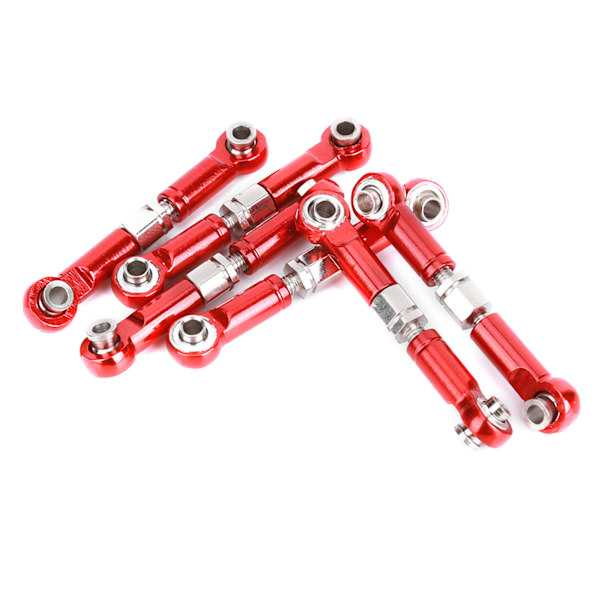 6 stk metall dragstang fjernkontroll biltilbehør for Wltoys 1/18 A959 RC bil