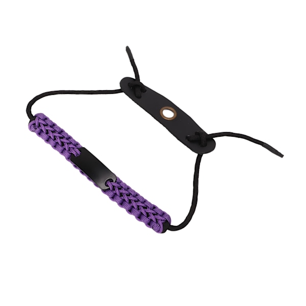 Nylonrepbågskytte handledsslinga justerbar bågar pilar handledsrep för jaktskytte lila