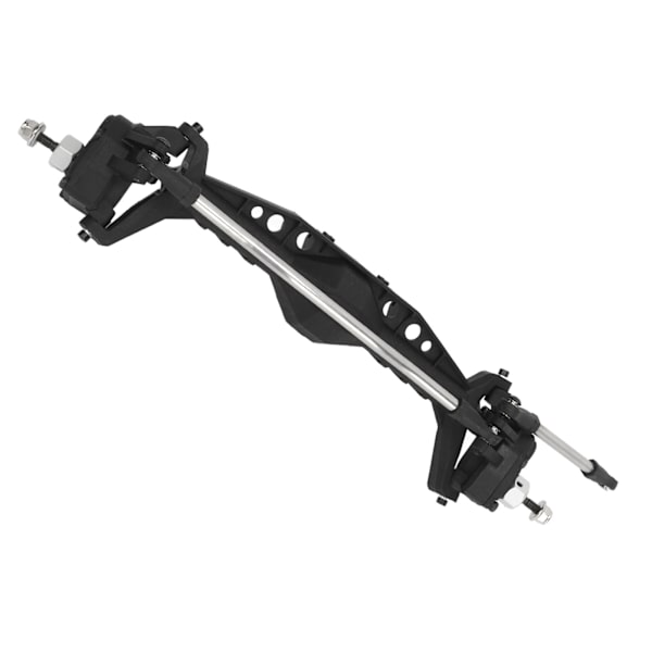 RC Crawler Bil Foraksel Nylon og Stål Sort RC Portal Foraksel til Axial Capra 1.9 1/10 UTB Klatrebils