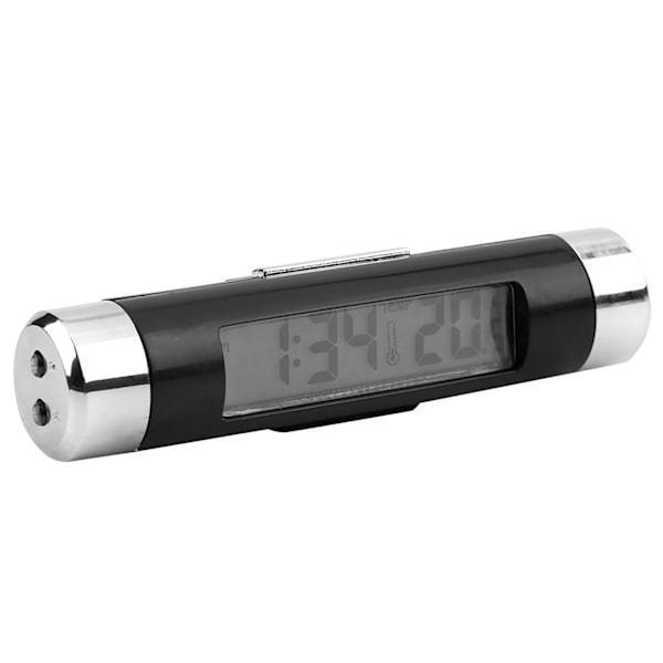 Multifunktionell Bil Auto Elektronisk Klocka Termometer LED Bakgrundsbelysning Digital Display