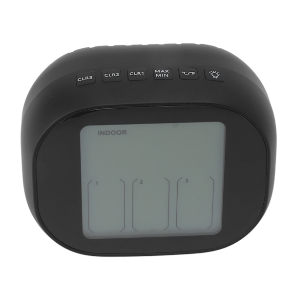 Digital trådlös hygrometer termometer inomhus utomhustemperatur fuktighetsmätare med sensor för kontorsrum
