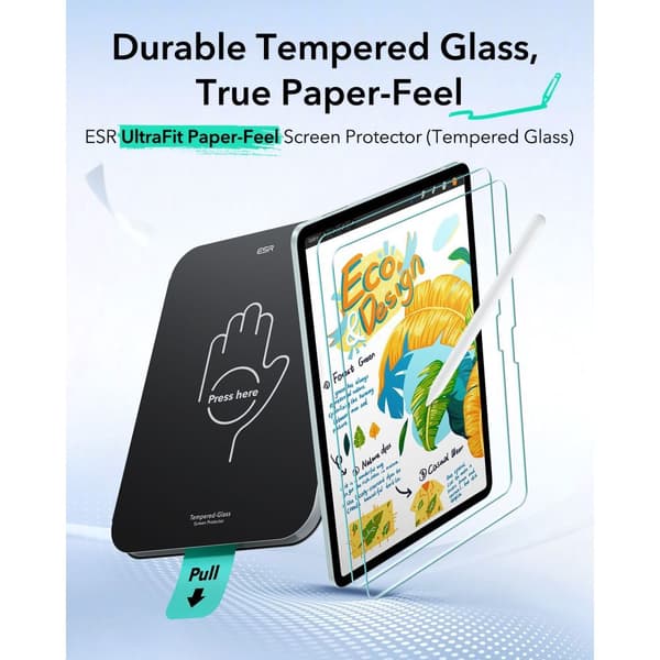 ESR iPad Air 13 20262024 2PACK Näytönsuoja Paper Feel 450