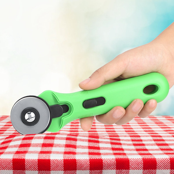 45 mm rund skärkniv Tygkniv Rund häll Tygklippare Sytillbehör (grön)