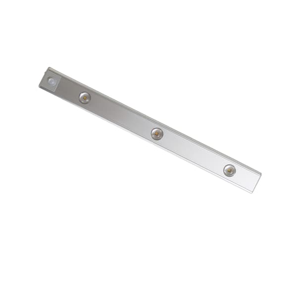 LED Closet Light Ultra-thin Intelligent Rechargeable Wireless LED Motion Sensor Light for Cabinet 40cm / 15.7in Silver