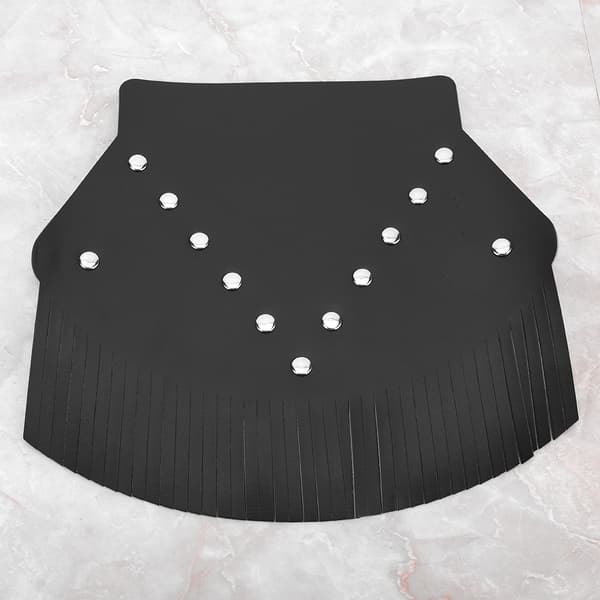 Motorcycle Rear Fender Mudguard Motorcycle Modification Mudguard Decoration (Black)