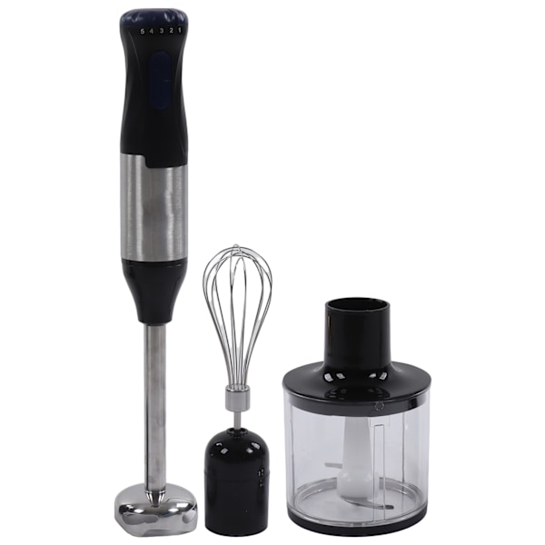 4 i 1 multifunktionell matmixer Handhållen köttkvarn Elektrisk äggvisparmatberedare EU-kontakt 220‑240V