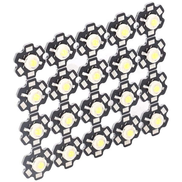 20st LED-lampa pärla lågspänning högljus aluminium LED-chip med aluminium substrat för gör-det-själv belysningsarmaturer varmvit