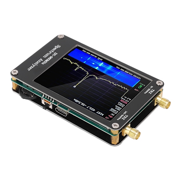 Spectrum Analyzer MF HF VHF UHF Input 4 lägen 2,8 tums pekskärm Bärbar Spectrum Analyzer Signal Generator