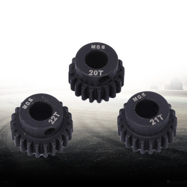 Motor Modul Pinion Gear Set Inner Hole Ersättningskomponent för 1/10 1/8 RC Bil 20-22T