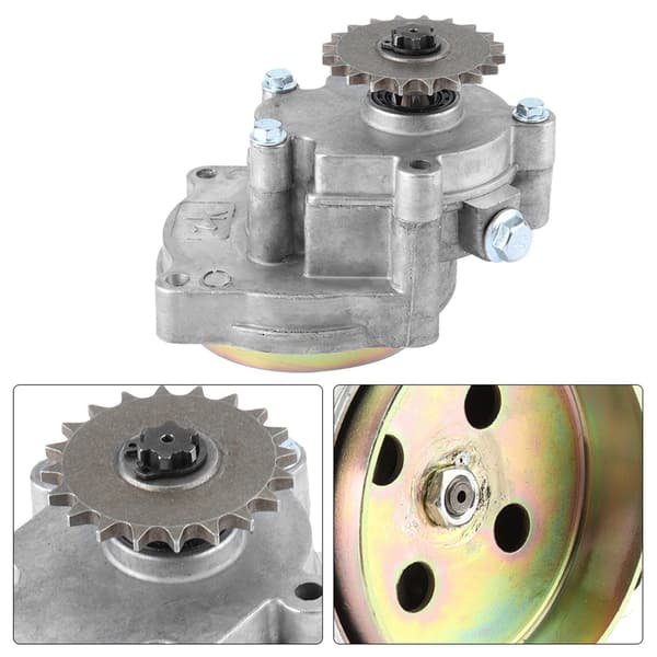 Gearkassereduktionsboks til 2-takts mini ATV 20T 43-49cc motor
