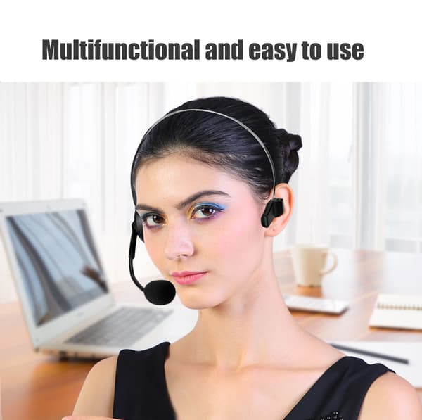 Multifunktionelt telefonheadset til virksomhedskontorer og callcentre