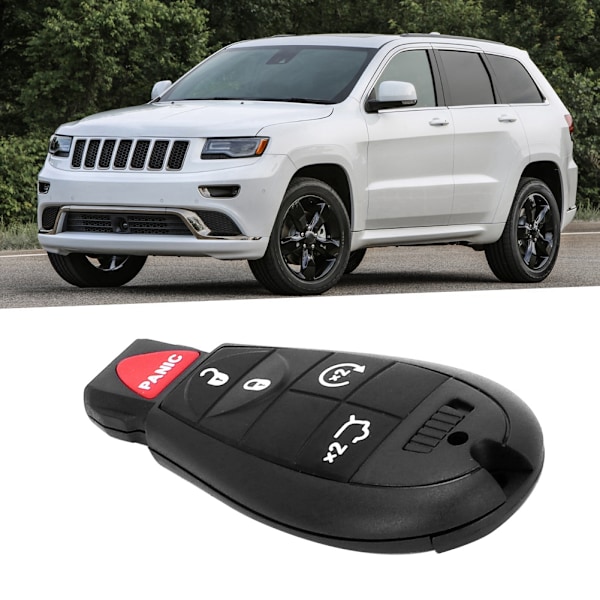 Bilnøkkel med 4 knapper 433MHZ M3N5WY783X Passer for Jeep 2008-2012