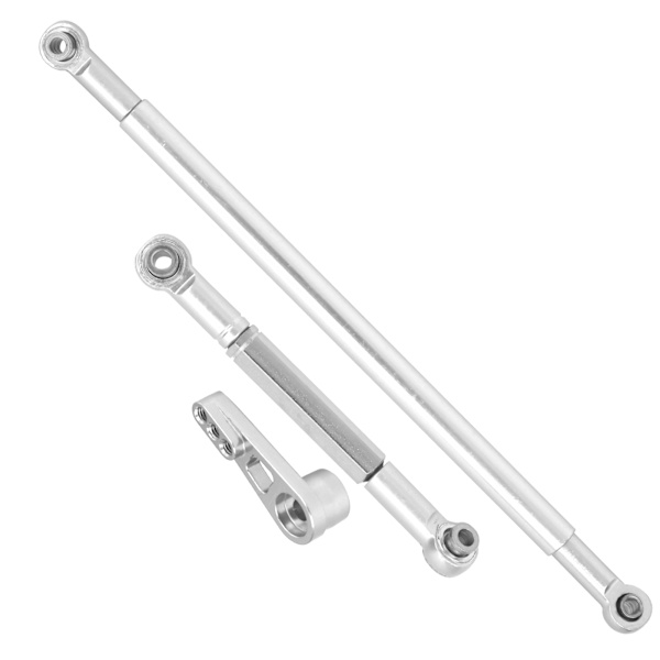 Styrearm i aluminiumlegering for MN86K 1/12 RC-bil Sølv