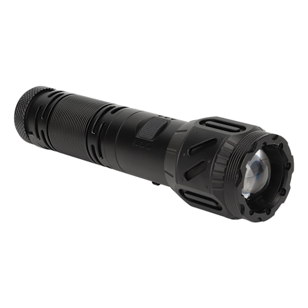 30W 6000lm Ficklampa Uppladdningsbar LED Ficklampa Starkt ljus Zoom Ficklampa för utomhusutforskning Fiske Jakt