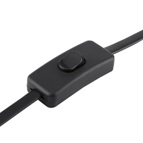 16-bens han til dobbelt hun OBD2 splitter flad forlængerkabeladapter med switch